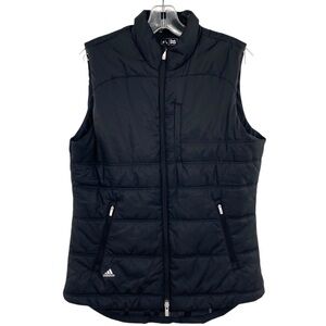 Adidas Women's Black Puffer Vest Size Medium